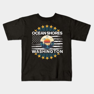 OCEAN SHORES WASHINGTON Kids T-Shirt